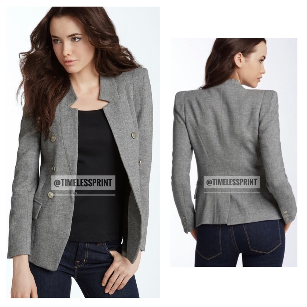 Seventy Two Changes Gray Blazer - image 1